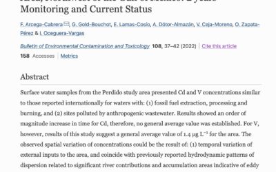 Vanadium and Cadmium in Water from the Perdido Area, Northwest of the Gulf of Mexico: 2 years’ Monitoring and Current Status
