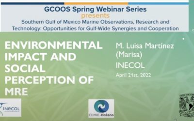 GCOOS Spring Webinar Series, Part 4 — Dr. María Luisa Martínez Vázquez