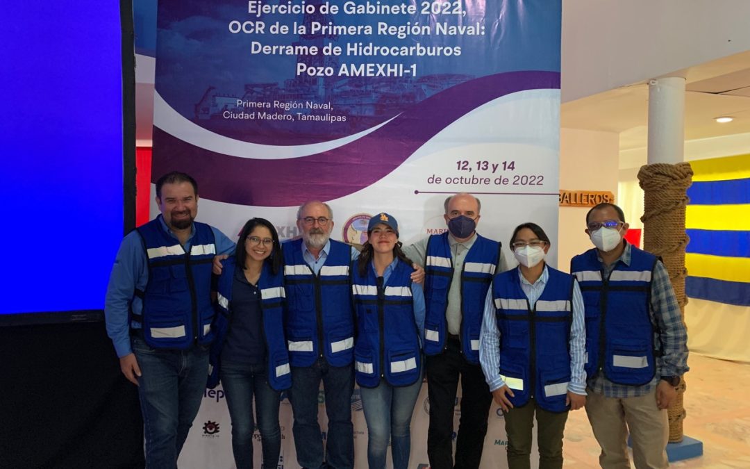 Participa CIGoM en simulacros de derrames de hidrocarburos en Ciudad Madero, Tamaulipas y Ciudad del Carmen, Campeche