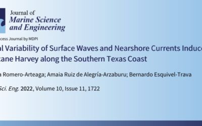 Spatial Variability of Surface Waves and Nearshore Currents Induced by Hurricane Harvey along the Southern Texas Coast