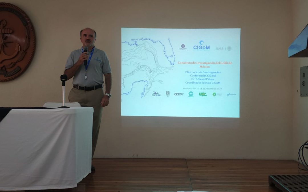 Participa CIGoM en Plan local de contingencias ante derrames de petróleo en Veracruz, México