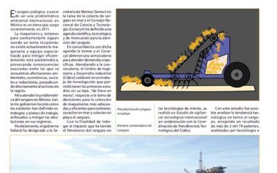 Retos de los equipos y maquinarias para contener y colectar el sargazo