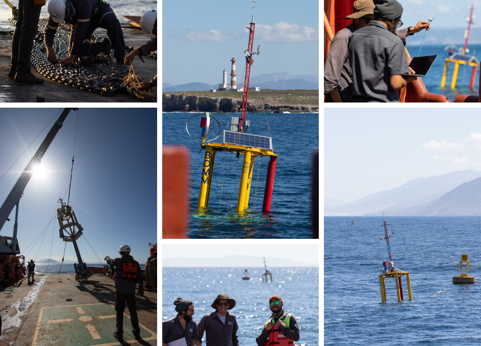Instala CICESE 2 boyas oceanográficas en punto cercano a las famosas olas killers en BTS